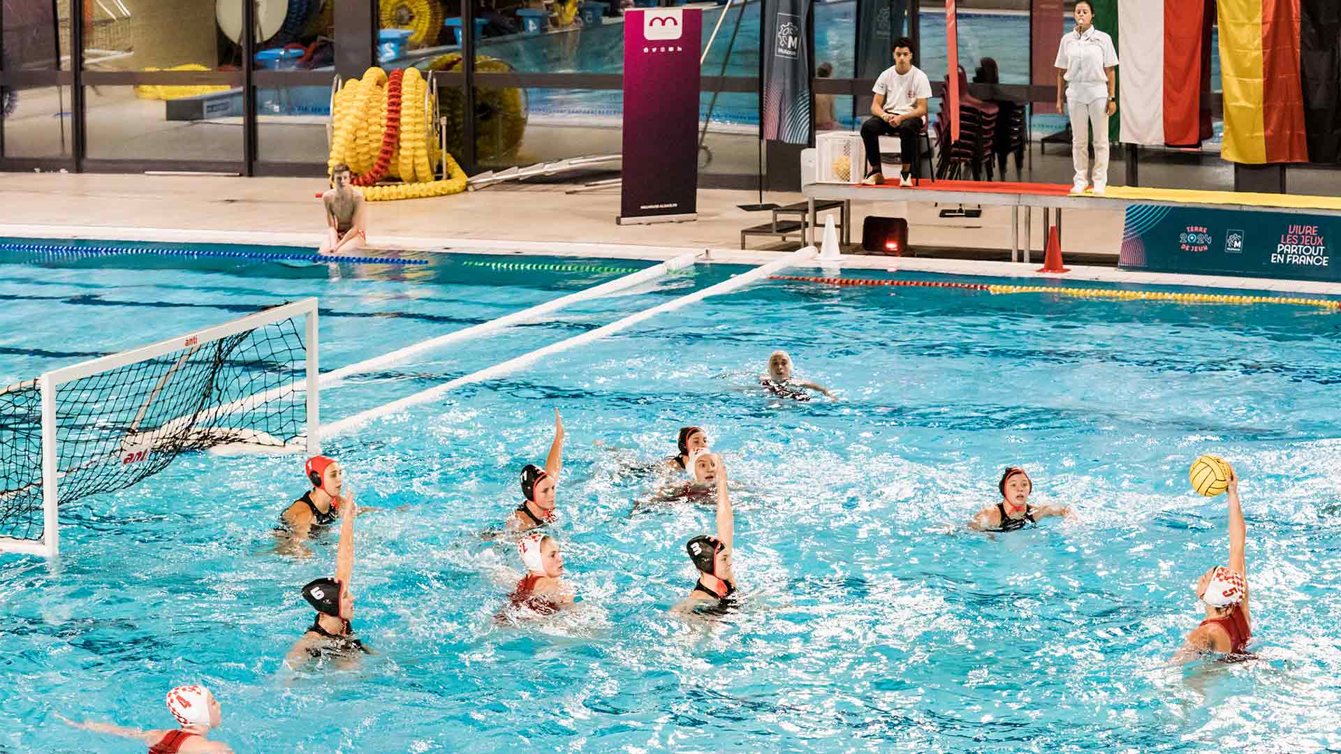 Match de Champions League féminine du Mulhouse Water-Polo