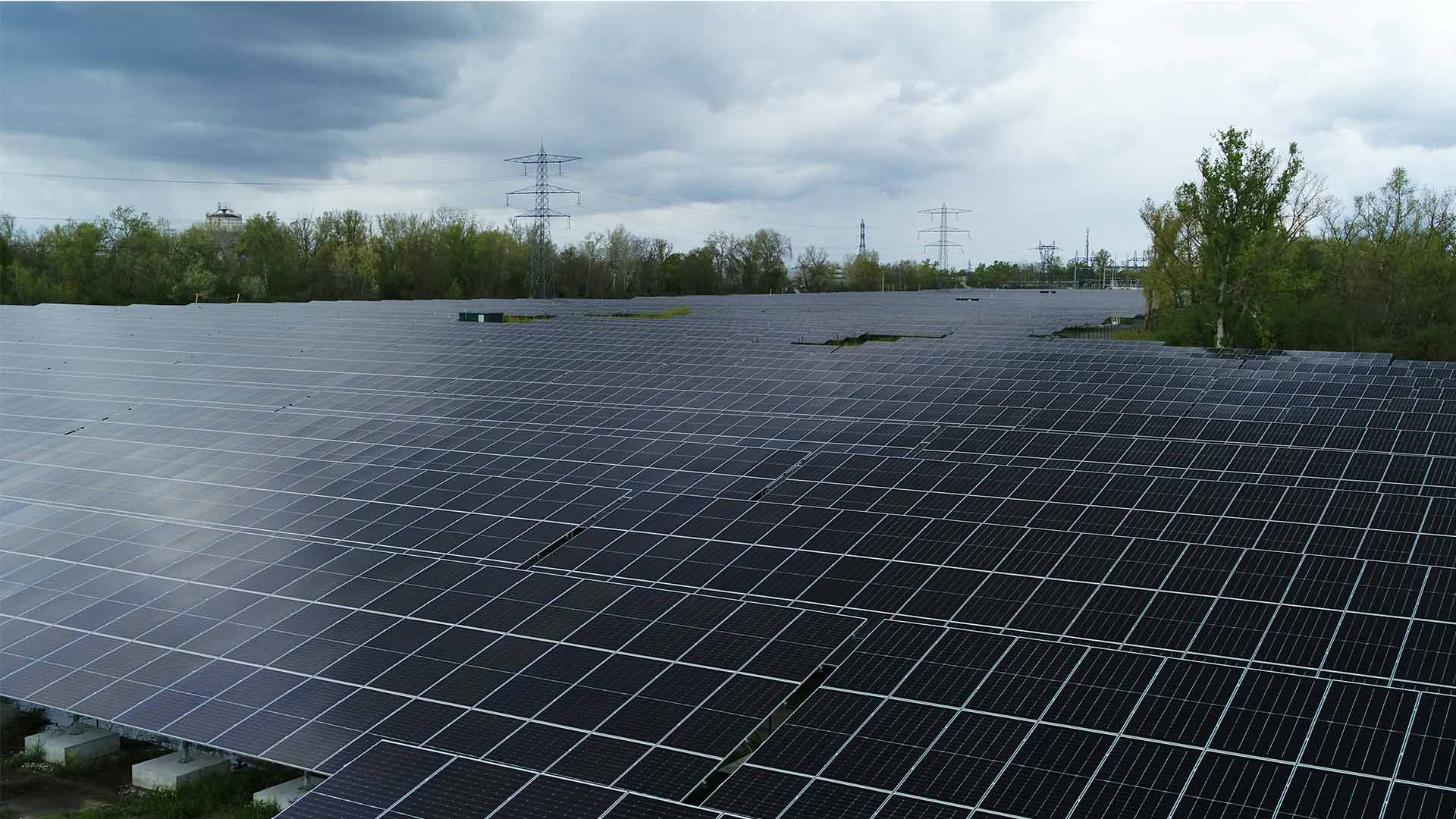 Plus de 28 000 panneaux composent la centrale solaire d'Ottmarsheim