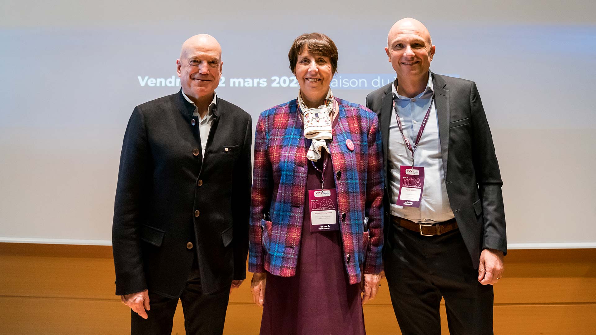 Louis Bodin, Maryvonne Buchert et Stéphane Preiss