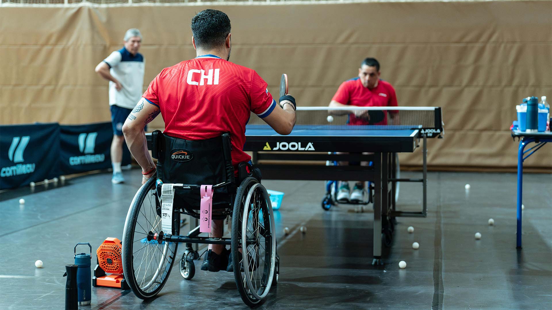 Entraînement du Comité national paralympique du Chili